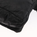 CHANEL Umhängetasche Nylon Schwarz CC Auth bs32635-16