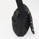 CHANEL Umhängetasche Nylon Schwarz CC Auth bs32635-4