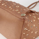 Jimmy Choo Tote Bag Leather Bronze Auth bs32636-10
