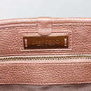 Jimmy Choo Tote Bag Leather Bronze Auth bs32636-14