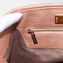 Jimmy Choo Tote Bag Leather Bronze Auth bs32636-15