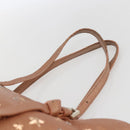 Jimmy Choo Tote Bag Leather Bronze Auth bs32636-8