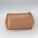 Jimmy Choo Tote Bag Leather Bronze Auth bs32636-9