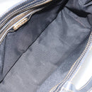 FENDI Pecan Canvas Hand Bag Black Brown Auth bs32638-16