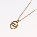 Christian Dior Necklace metal Gold Tone Auth bs32642-10