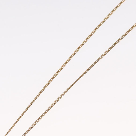 Christian Dior Necklace metal Gold Tone Auth bs32642