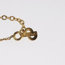 Christian Dior Necklace metal Gold Tone Auth bs32642-15