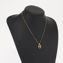 Christian Dior Necklace metal Gold Tone Auth bs32642-16