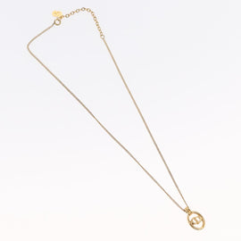 Christian Dior Necklace metal Gold Tone Auth bs32642 - 0