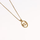 Christian Dior Necklace metal Gold Tone Auth bs32642-3