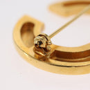 CELINE Brooch metal Gold Auth bs32644-4