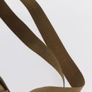 CELINE Macadam Canvas Backpack PVC Leather Brown Gold Auth bs32649-15