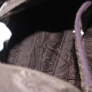 ETRO Tote Bag DenimCanvas Plan Soleil Brown Silver Auth bs32651-20