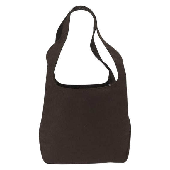 ETRO Tote Bag DenimCanvas Plan Soleil Brown Silver Auth bs32651
