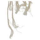 LOEWE Earring Canvas White Silver Auth bs32653V-12