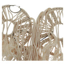 LOEWE Earring Canvas White Silver Auth bs32653V-16