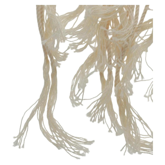 LOEWE Earring Canvas White Silver Auth bs32653V