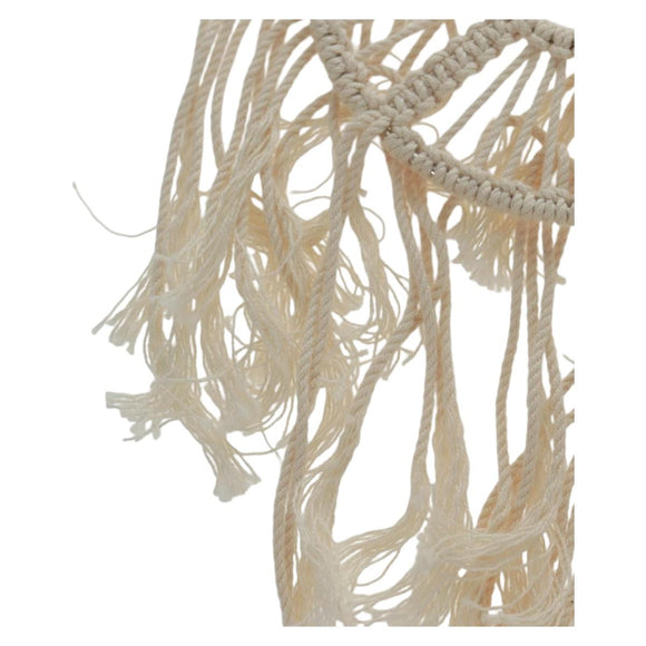 LOEWE Earring Canvas White Silver Auth bs32653V