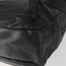 Gianni Versace Backpack Leather Black Gold Auth bs32654-18