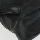 Gianni Versace Backpack Leather Black Gold Auth bs32654-9