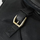 Gianni Versace Backpack Leather Black Gold Auth bs32654-19