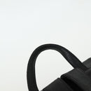 Gianni Versace Backpack Leather Black Gold Auth bs32654-14