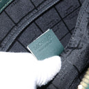 CELINE Tote Bag Leather Green Gold Auth bs32656-23
