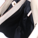 LOEWE Hand Bag Leather Beige Gold Auth bs32657-20