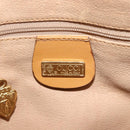GUCCI Micro GG Supreme Shoulder Bag PVC Beige Gold Auth bs32661-15