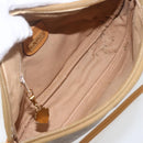 GUCCI Micro GG Supreme Shoulder Bag PVC Beige Gold Auth bs32661-17