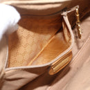 GUCCI Micro GG Supreme Shoulder Bag PVC Beige Gold Auth bs32661-20
