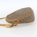 GUCCI Micro GG Supreme Shoulder Bag PVC Beige Gold Auth bs32661-4
