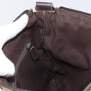 GUCCI GG Canvas Shoulder Bag Beige Silver 145857 Auth bs32664-18