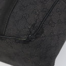 GUCCI GG Canvas Hand Bag Black 282529 Auth bs32670-9
