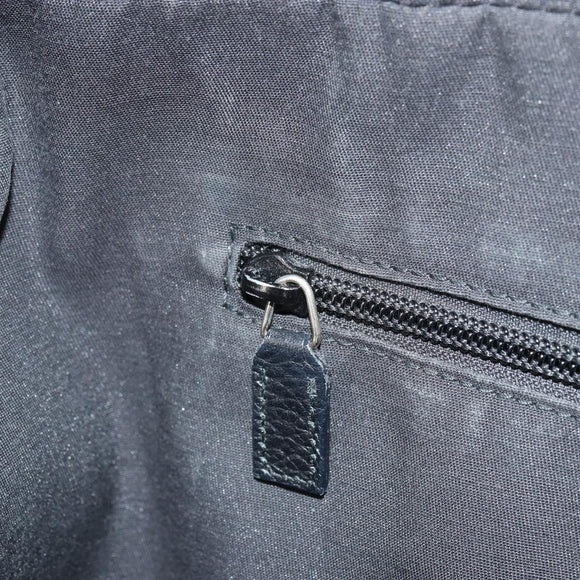 GUCCI GG Canvas Hand Bag Black 282529 Auth bs32670