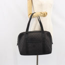 GUCCI GG Canvas Hand Bag Black 282529 Auth bs32670-23