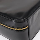 GUCCI Vanity Hand Bag Patent leather Black Gold 000 2040 0323 Auth bs32671-9