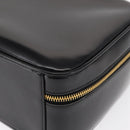 GUCCI Vanity Hand Bag Patent leather Black Gold 000 2040 0323 Auth bs32671-14