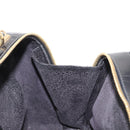 GUCCI Vanity Hand Bag Patent leather Black Gold 000 2040 0323 Auth bs32671-20