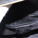 GUCCI Vanity Hand Bag Patent leather Black Gold 000 2040 0323 Auth bs32671-11