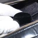 GUCCI Vanity Hand Bag Patent leather Black Gold 000 2040 0323 Auth bs32671-12