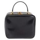 GUCCI Vanity Hand Bag Patent leather Black Gold 000 2040 0323 Auth bs32671-13