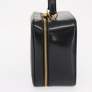 GUCCI Vanity Hand Bag Patent leather Black Gold 000 2040 0323 Auth bs32671-3