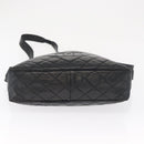 CHANEL Matelasse Shoulder Bag Lamb Skin Black Gold CC Auth bs32685-9