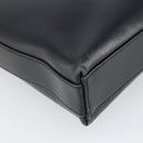 Salvatore Ferragamo Shoulder Bag Leather Black Silver Auth bs32686-15