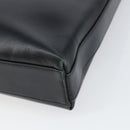 Salvatore Ferragamo Shoulder Bag Leather Black Silver Auth bs32686-16