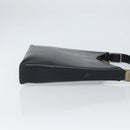 Salvatore Ferragamo Shoulder Bag Leather Black Silver Auth bs32686-3