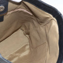 Salvatore Ferragamo Tote Bag Canvas Black Silver Auth bs32688-18