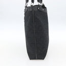 Salvatore Ferragamo Tote Bag Canvas Black Silver Auth bs32688-4