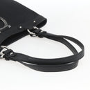 Salvatore Ferragamo Tote Bag Canvas Black Silver Auth bs32688-7